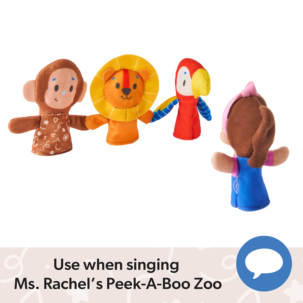 Ms. Rachel Zoo Song Finger Puppet Set Toy - Image 5