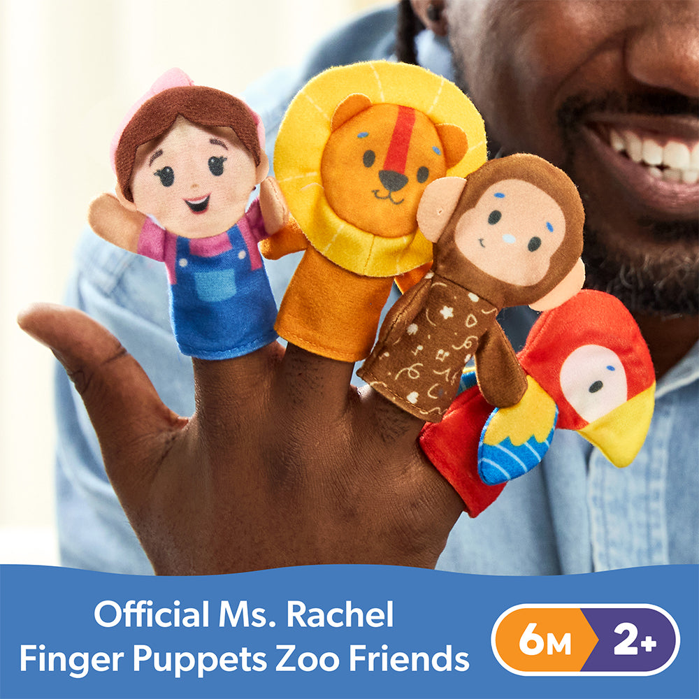 Ms. Rachel Zoo Song Finger Puppet Set Toy - Image 8