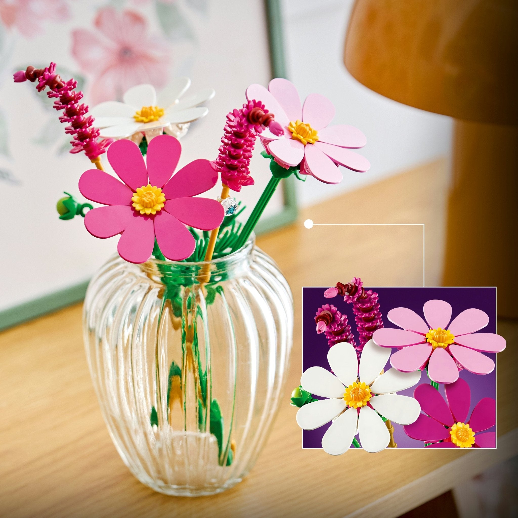 LEGO® Botanicals Cosmos Flowers 11514 Toy - Image 4