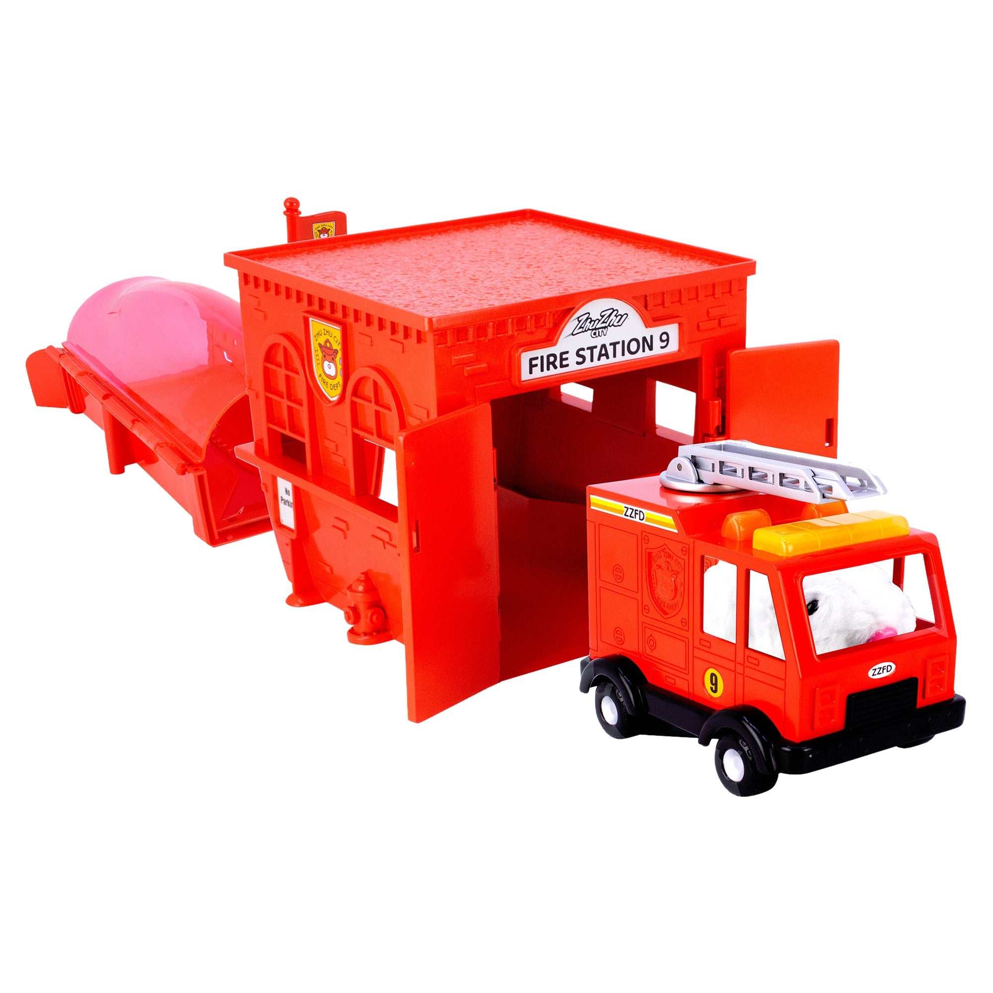 Zhuzhu City Fire Truck with Hamster Toy - Image 2