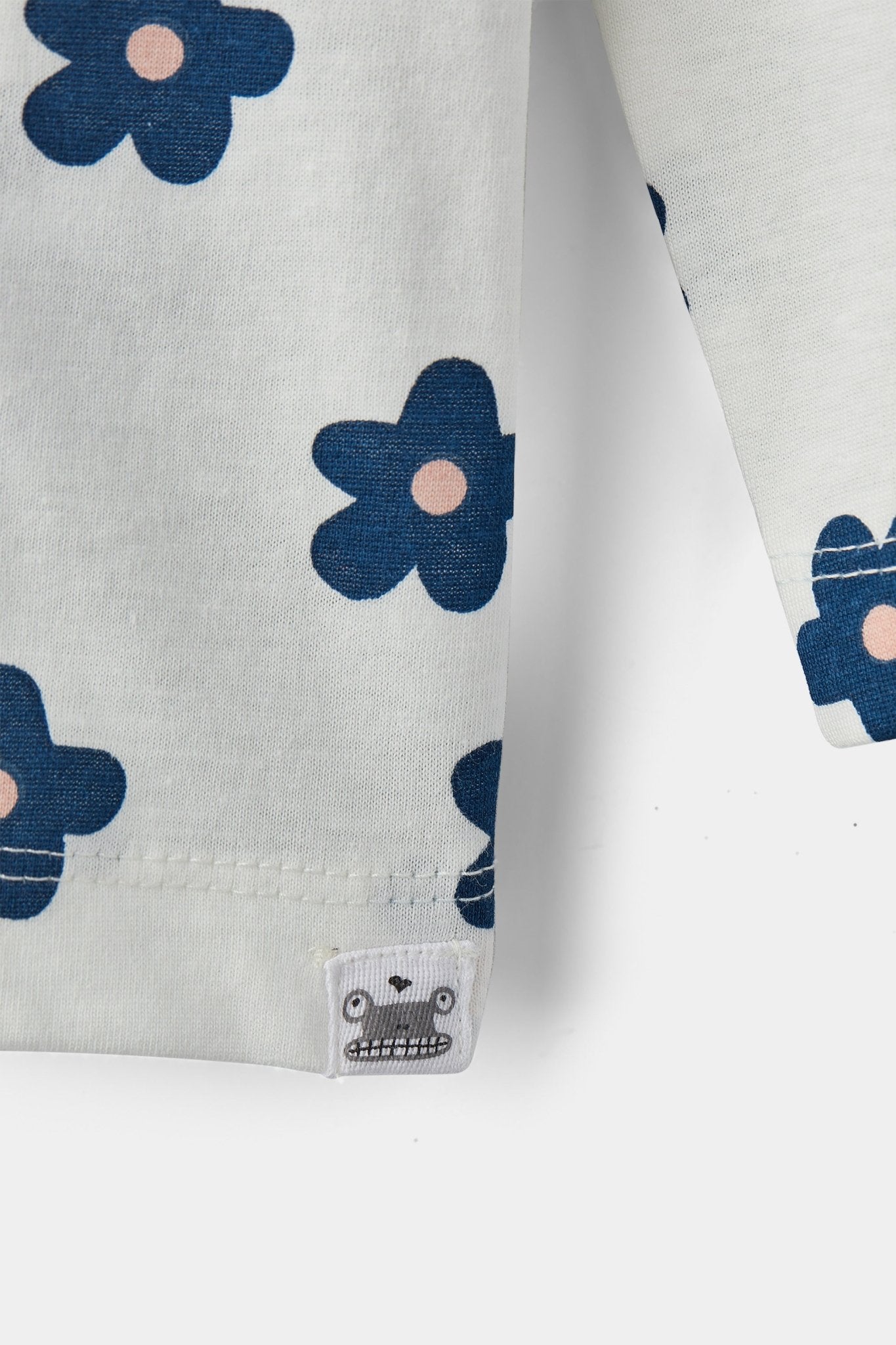 rise little earthling LS Crew Neck TGDKT00 - Ashley Blue Dots / 2-3y - Image 6