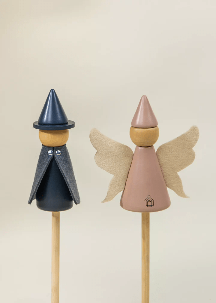 Coco Village Set of 6 Wooden Puppets Toy - Image 3