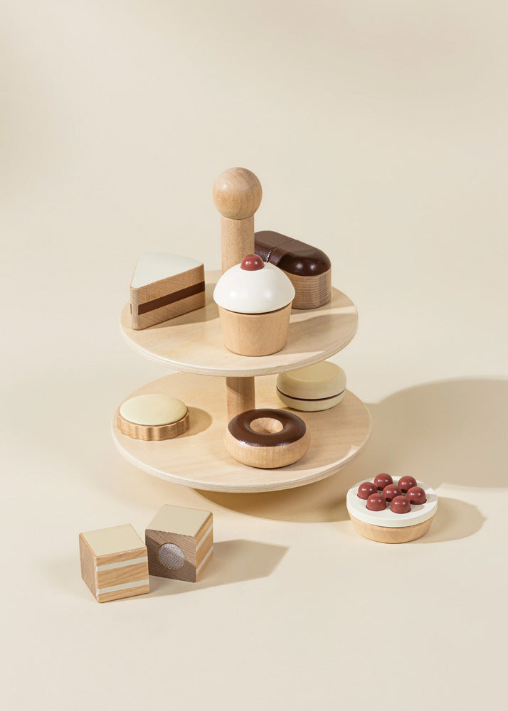 Coco Village Wooden Desserts Tower Toy