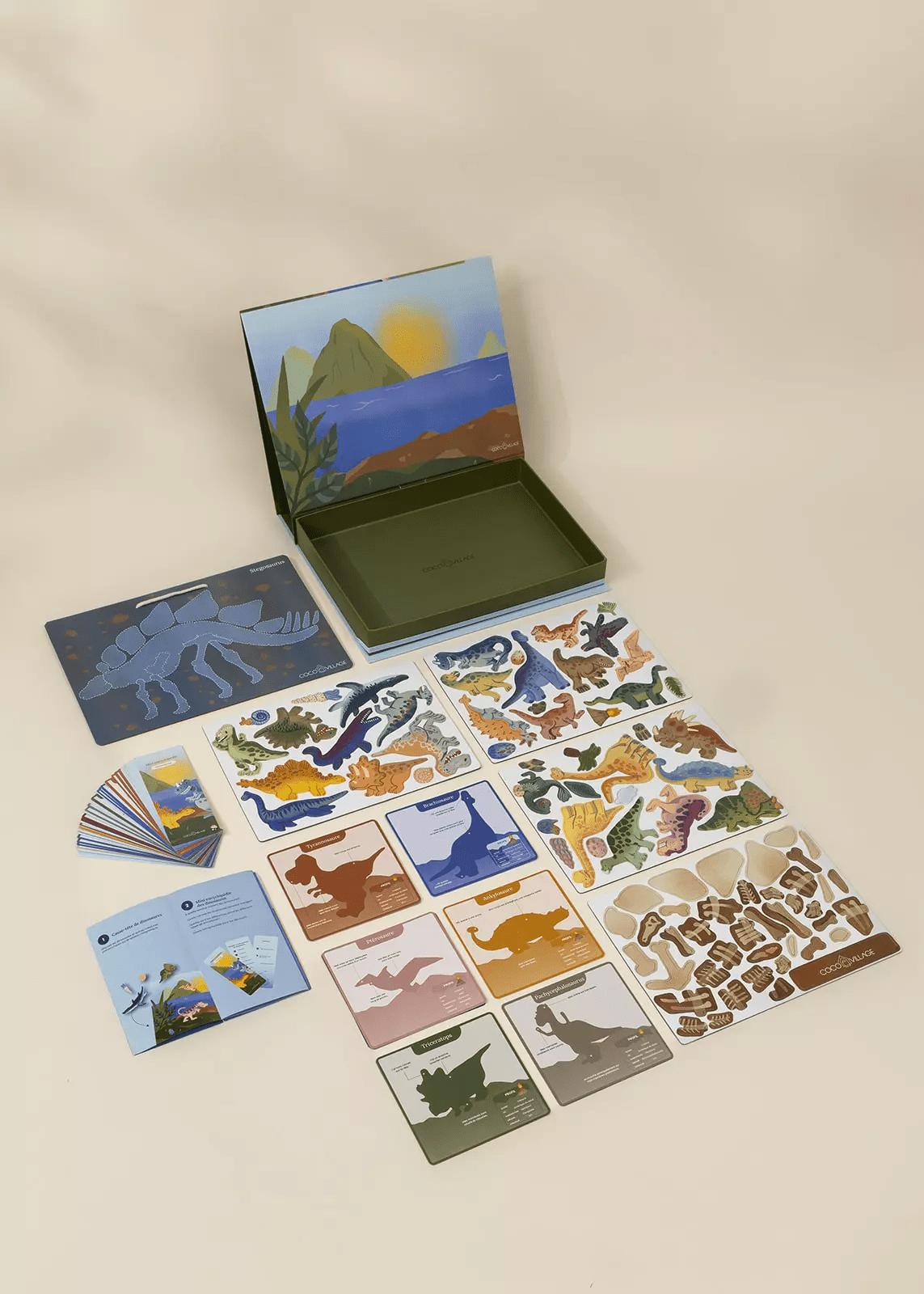 Coco Village Interactive & Magnetic Encyclopedia–Dinosaur Discovery (French Version) Puzzle - Image 2
