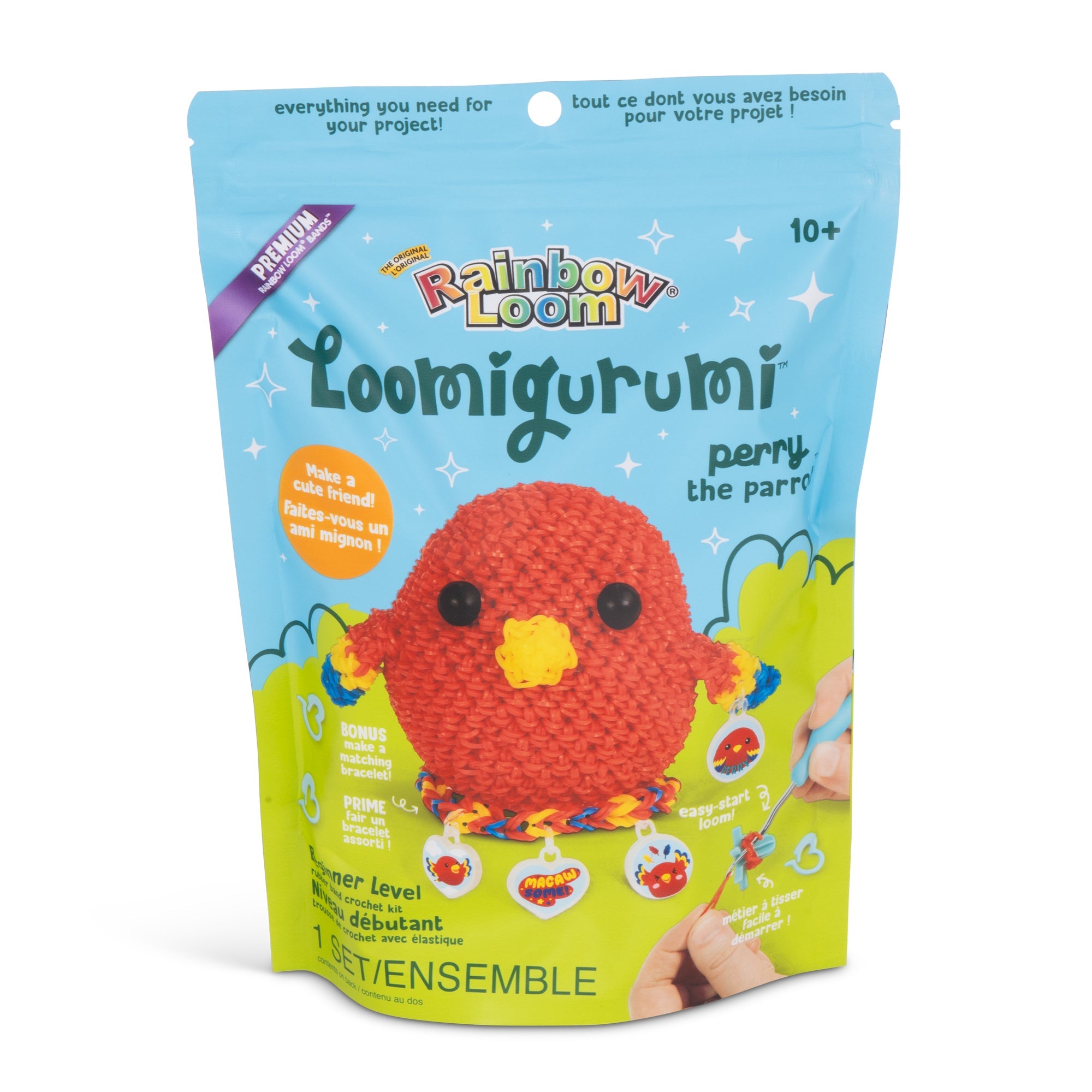 Rainbow Loom - Loomigurumi Crochet Kit - Parrot Bag