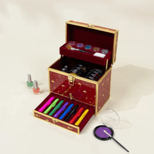 Coco Village Premium Fantasy Makeup Set & Metallic Case - 35pcs Pot