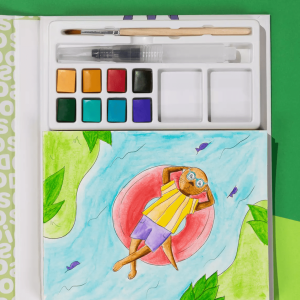 Coco Village Coco Studio Watercolor Forest Painting Book - 30 pages Brush