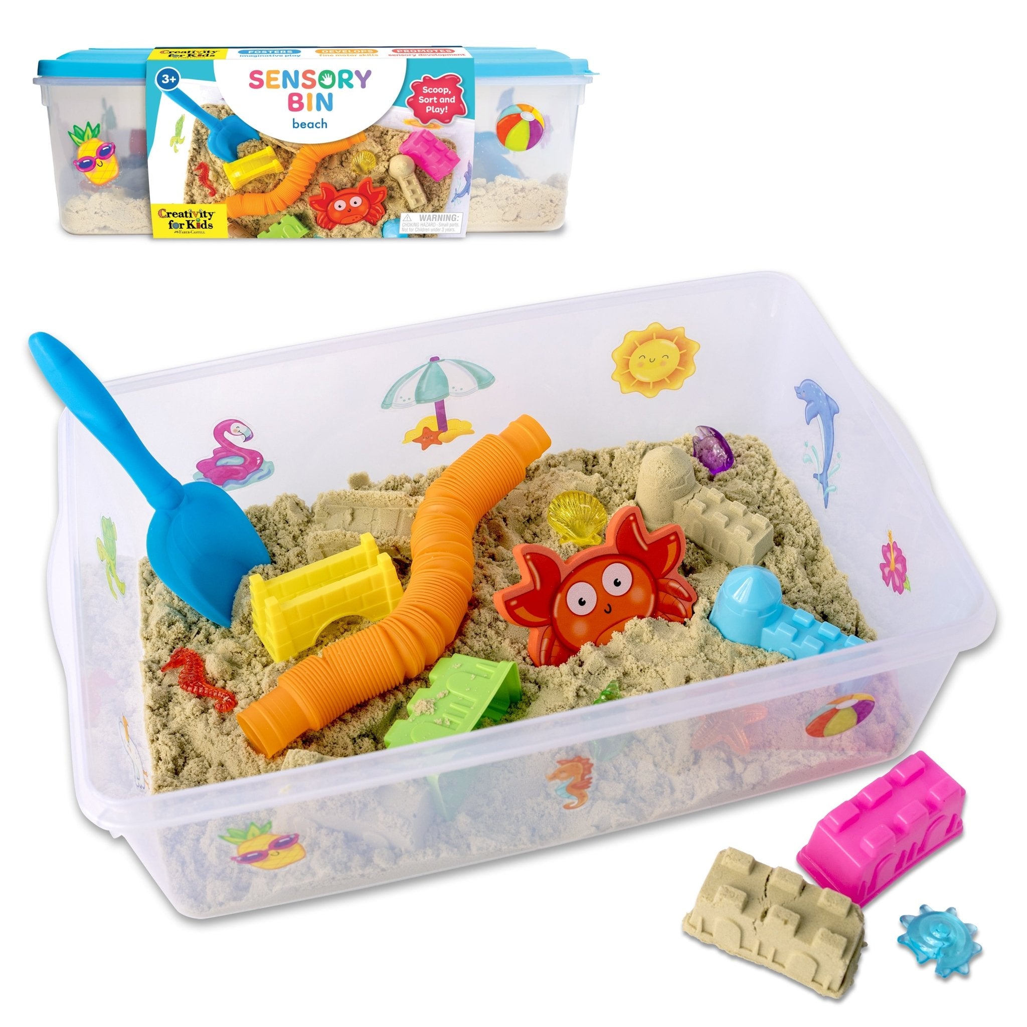 Creativity for Kids Sensory Bin Beach Lid - Image 2
