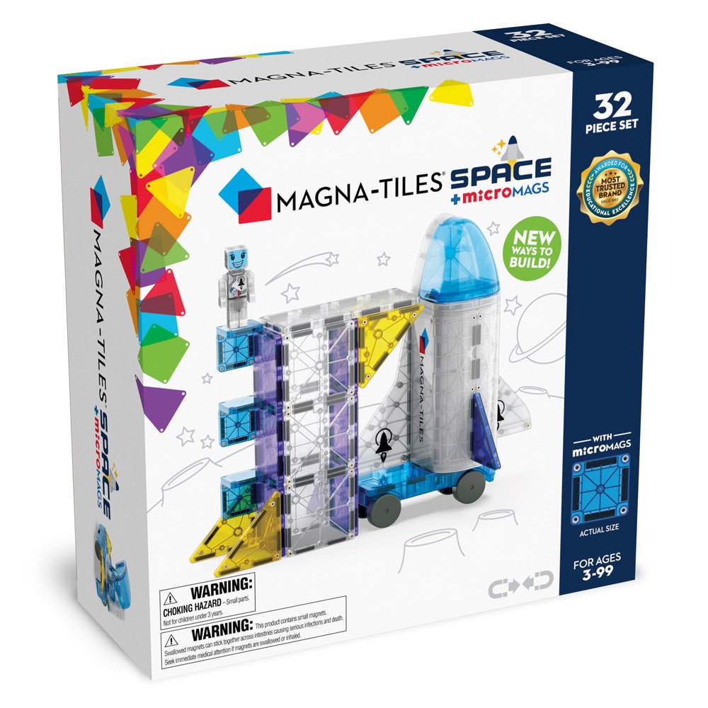 MAGNA-TILES® Space 32-Piece Construction Set Capsule