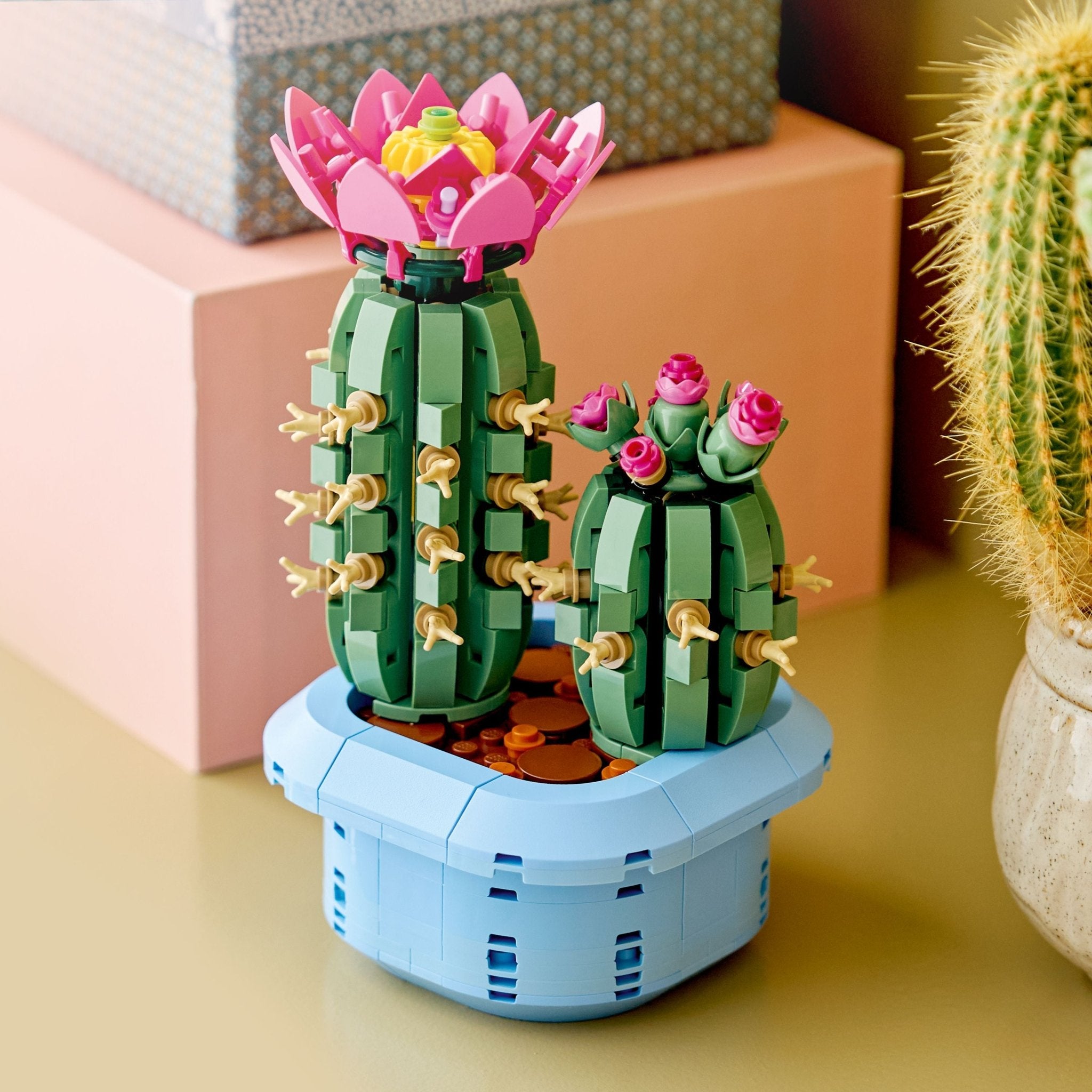 LEGO® Botanicals LEGO® Flowering Cactus Plants Decor 11509 Pot - Image 2
