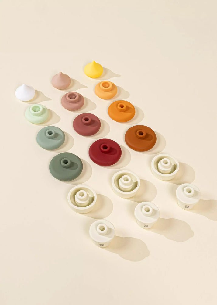 Coco Village 3 Sets of Silicone Stackable IceCream Cones 18 pcs Cream - Image 5
