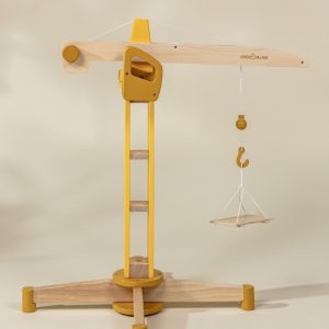 Coco Village Oversized Wooden Construction Crane Toy