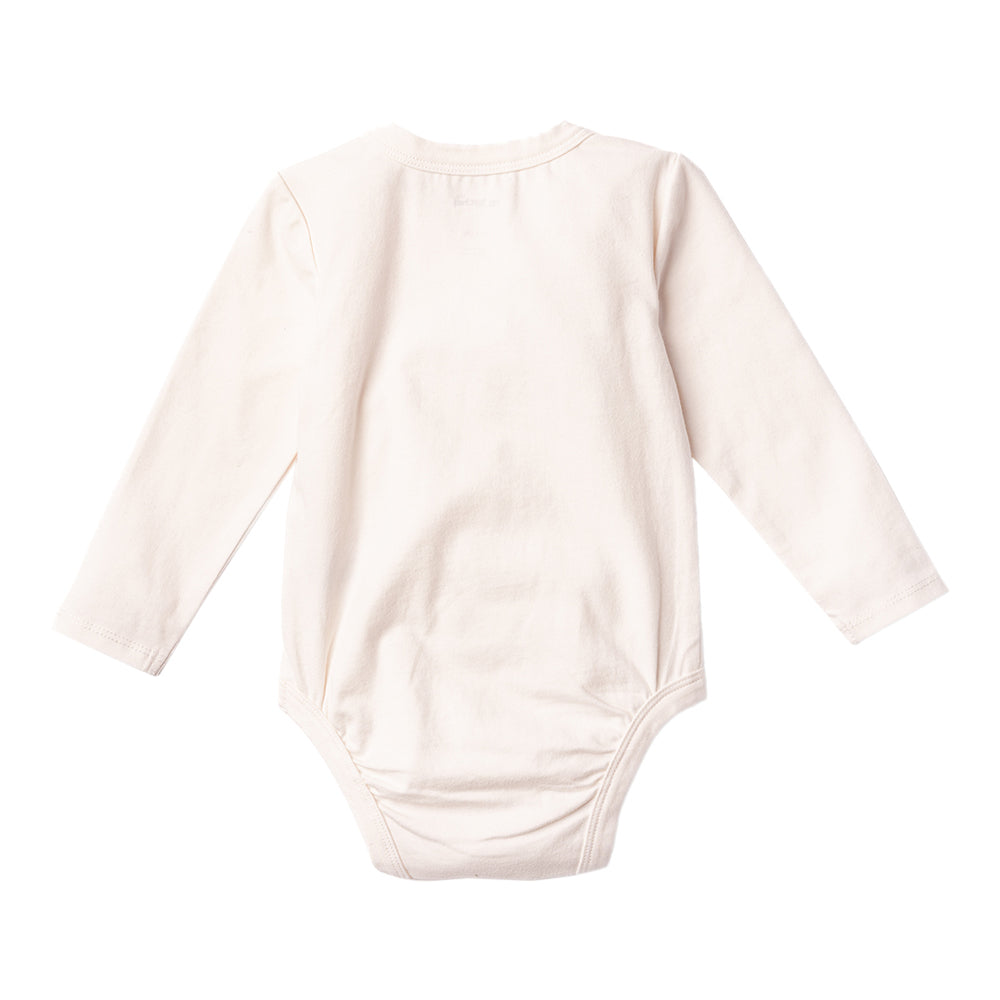 Ms.Rachel Long Sleeve Bodysuit - White/Red / 12-18m - Image 5