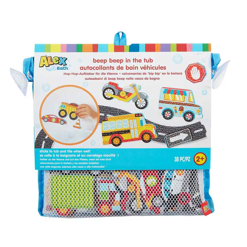 Alex - Bath - Beep Beep Stickers In the Tub Cream