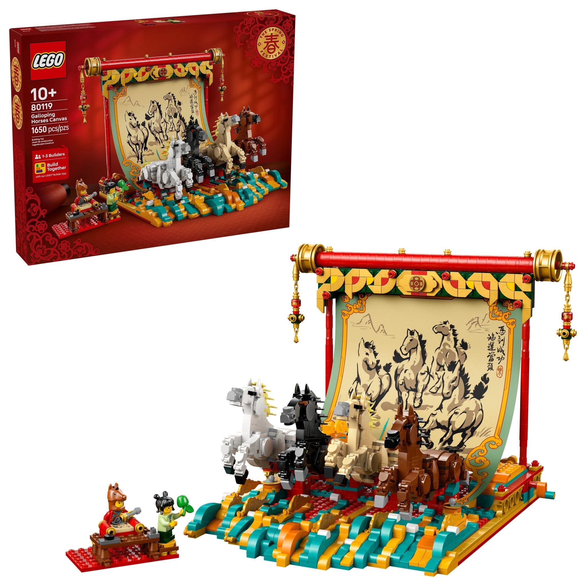 LEGO® Spring Festival Galloping Horse Canvas 80119 Toy