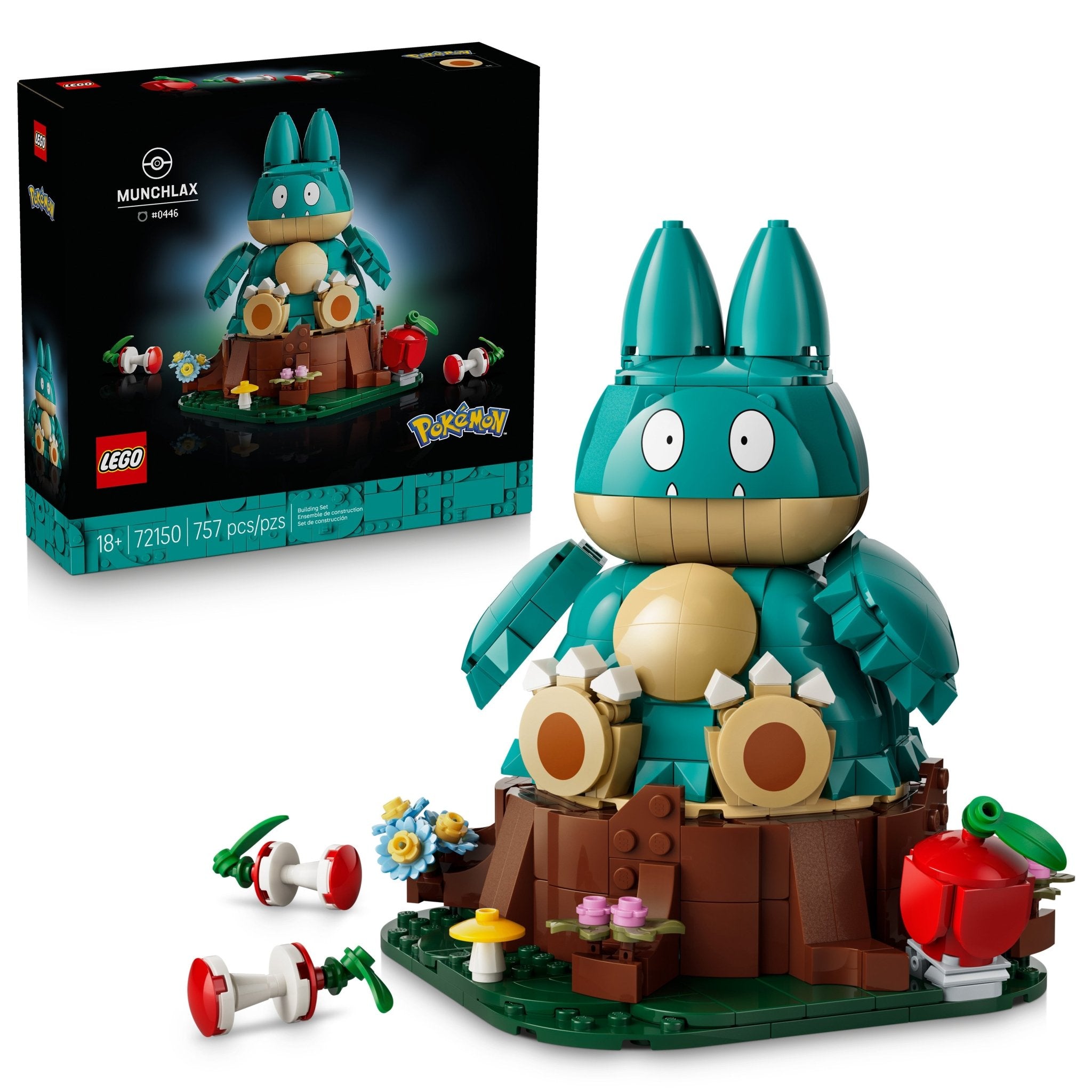 LEGO® Pokémon Munchlax Adult Building Set 72150 Cream