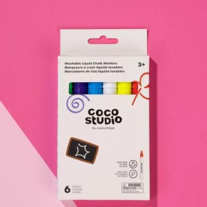 Coco Village Washable Liquid Chalk Markers (6 colors) Toy