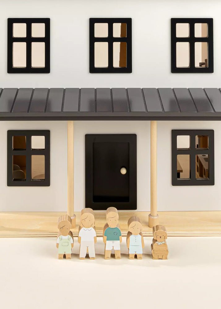 Coco Village Set of 5 Family Wooden Dollhouse characters Soap - Image 11