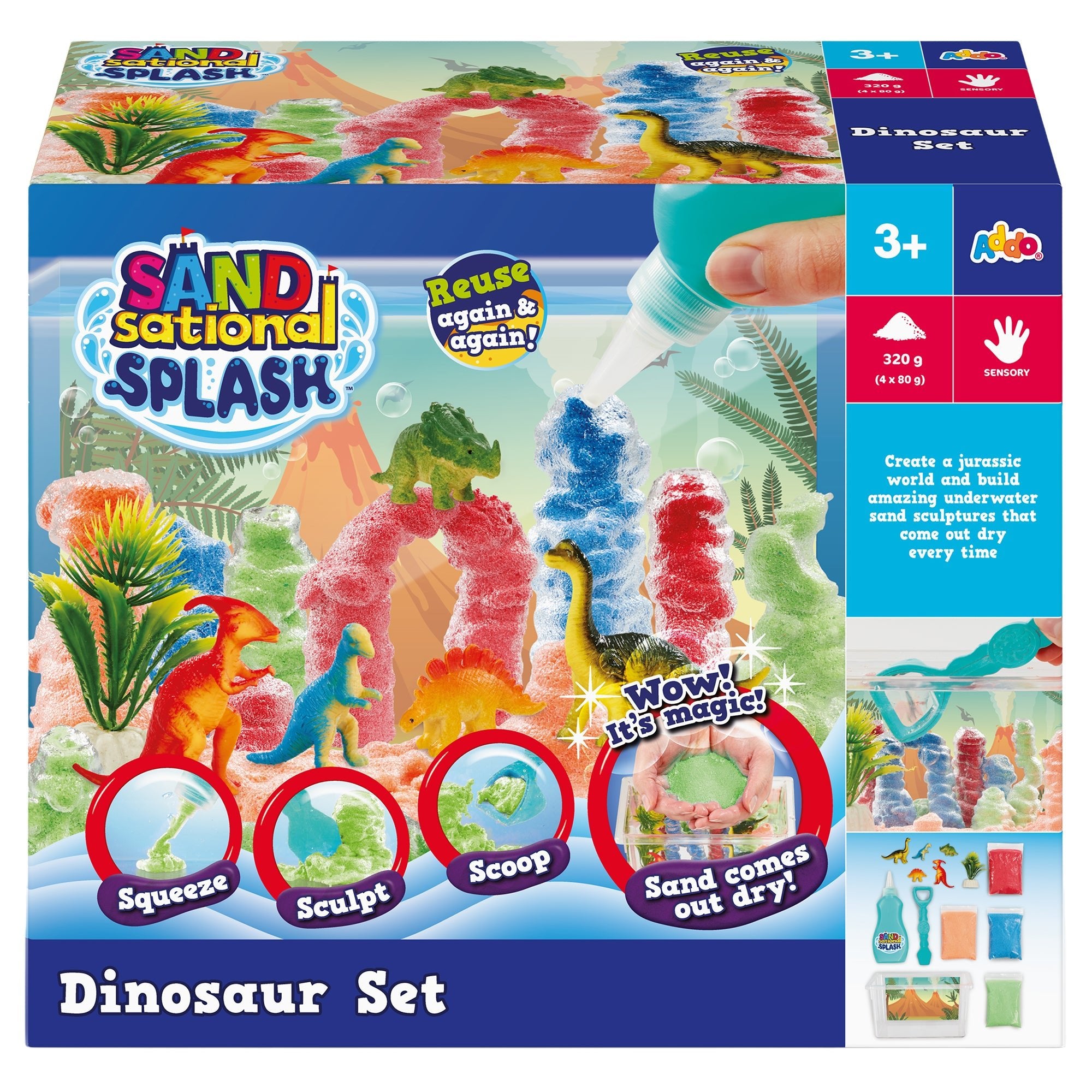 Sandsational Splash Dino Water World Bottle