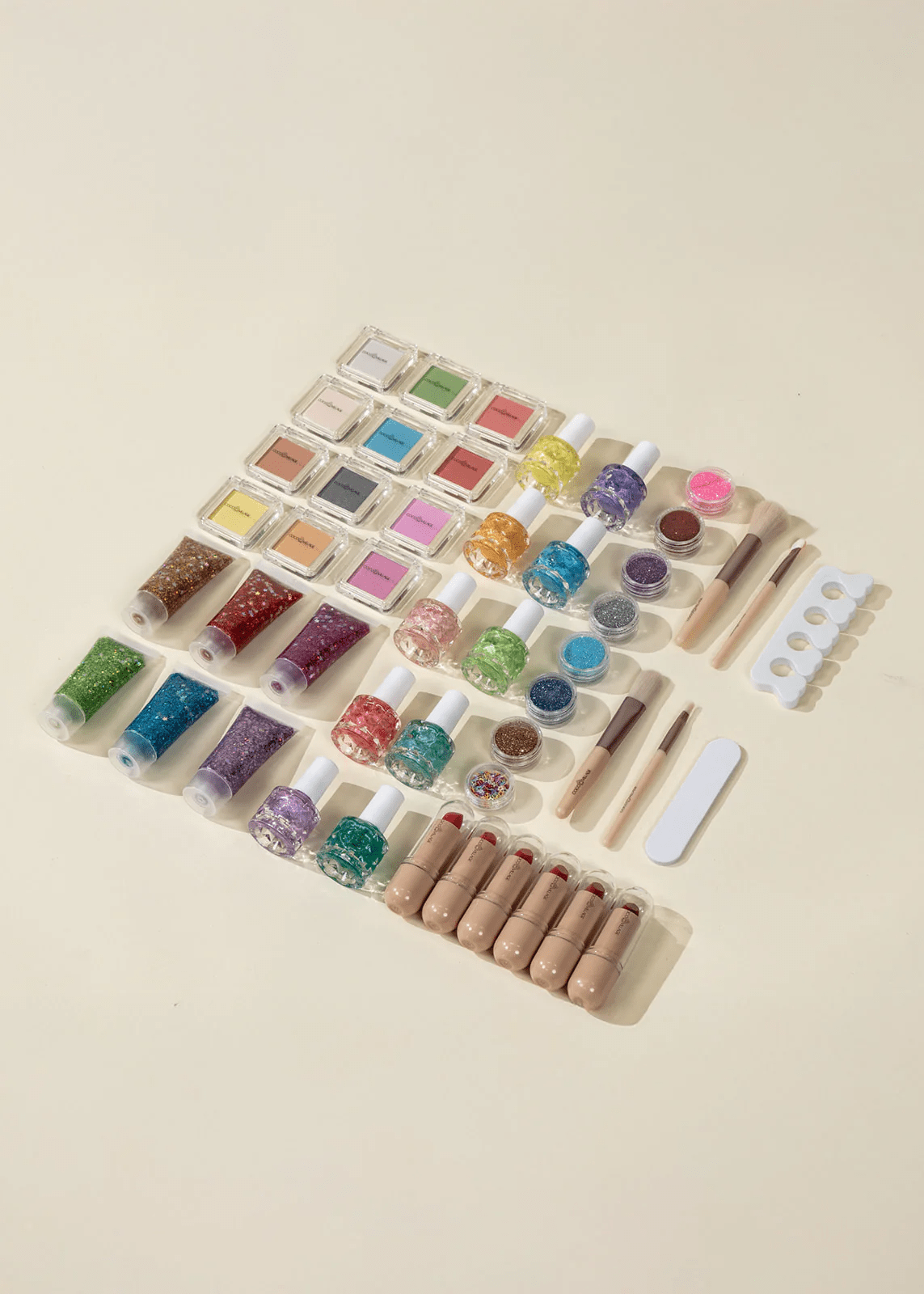 Coco Village Premium Makeup Set & Vegan Leather Case - 50pcs Bag - Image 2