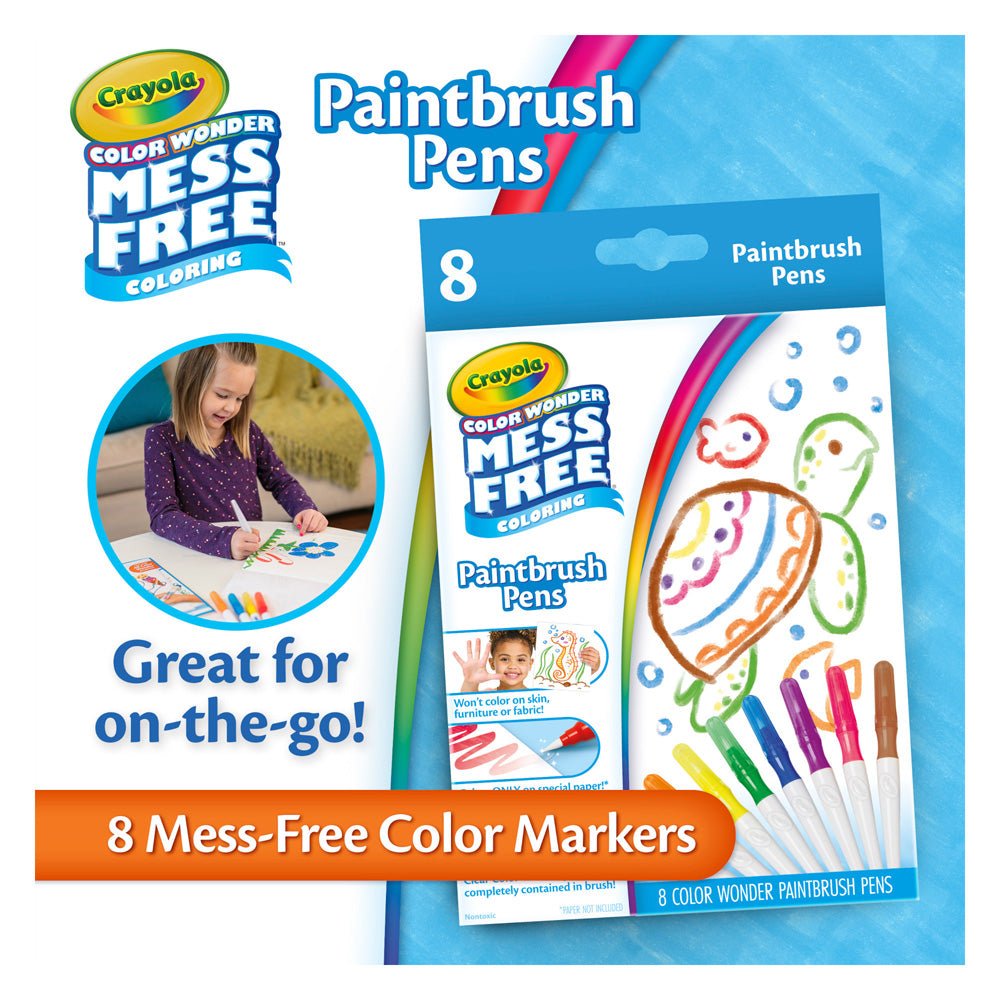 Crayola Color Wonder Mess-Free Paintbrush Pens - Image 3