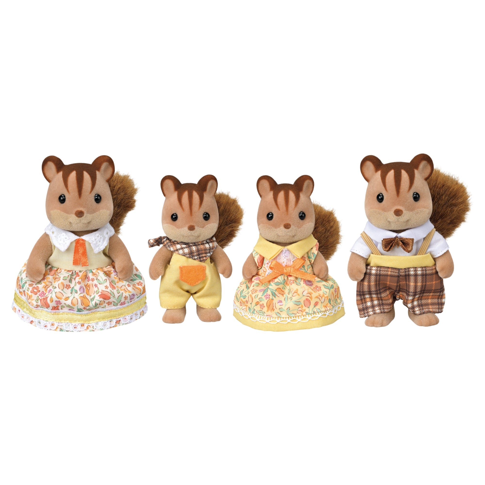 Calico Critters Walnut Squirrel Family Toy