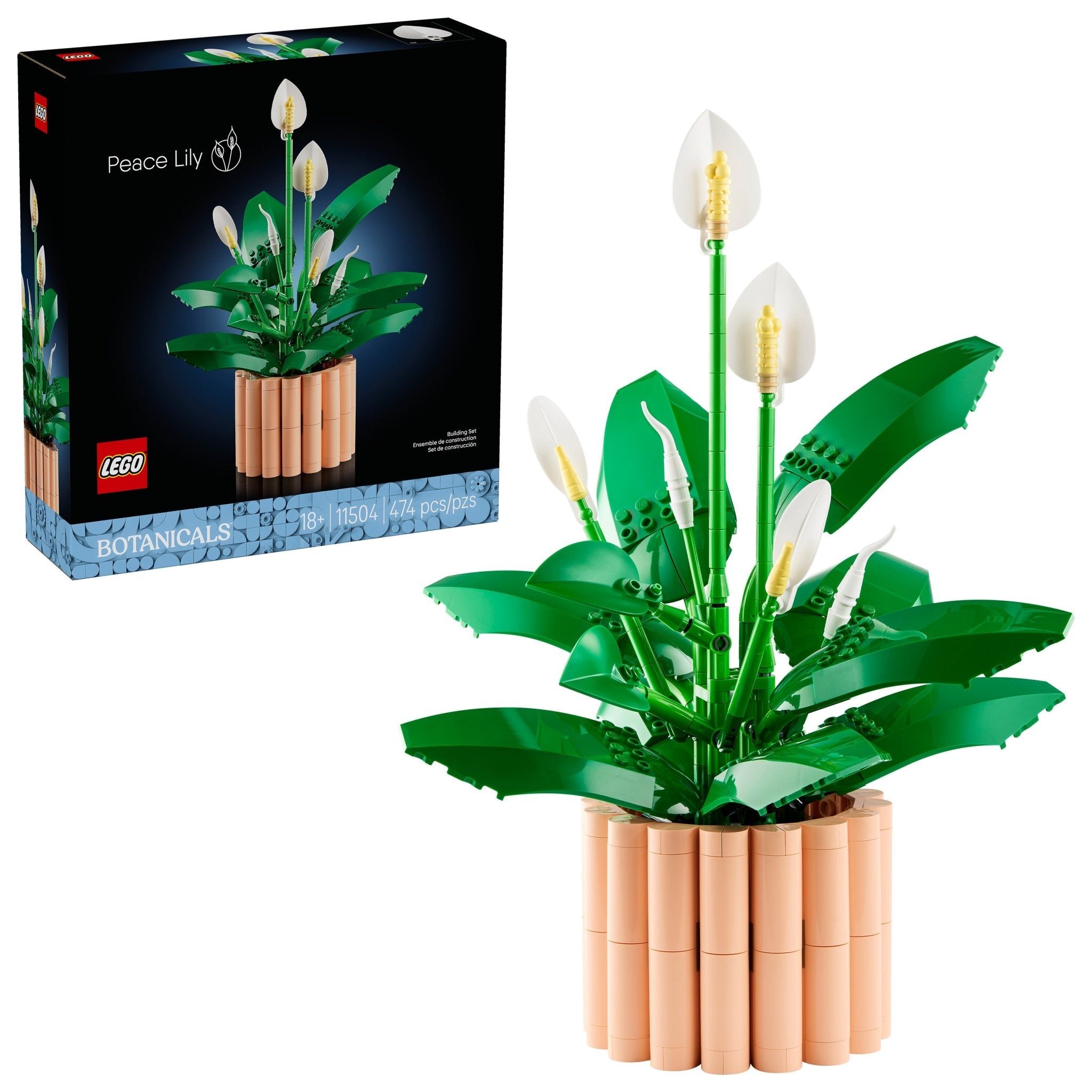 LEGO® Botanicals LEGO® Peace Lily Flower Decor 11504 Pot