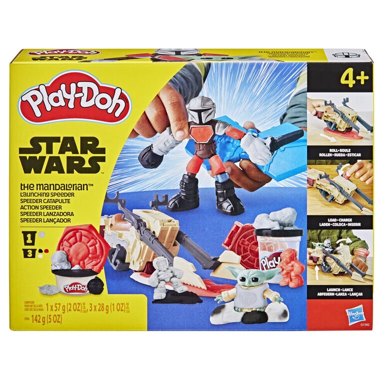 Play-Doh - Star Wars - The Mandalorian Launching Speeder Toy - Image 2