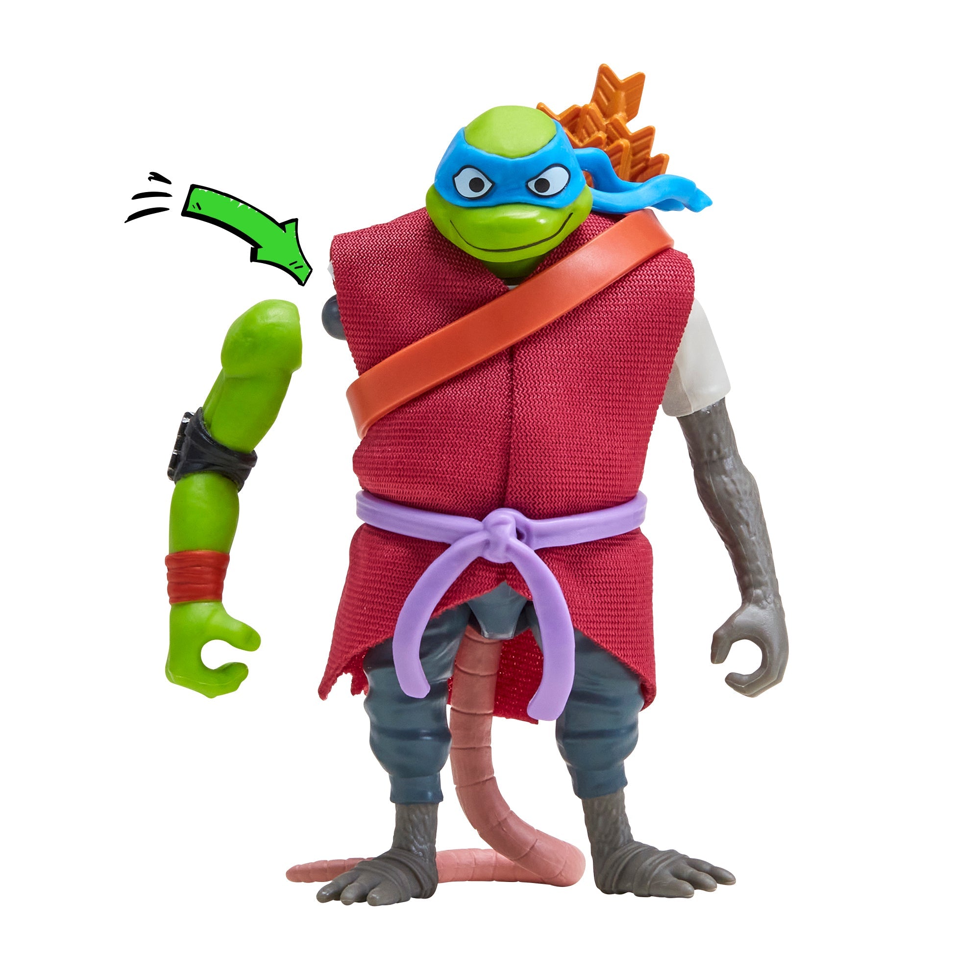 Teenage Mutant Ninja Turtle TV Mix N Match Splinter Toy - Image 2