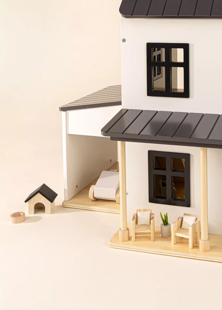 Coco Village Wooden Doll House Outdoor Furniture (8pcs) Bowl - Image 6