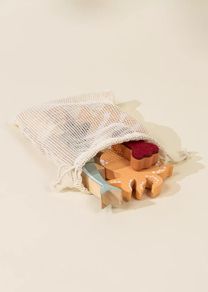 Coco Village Wooden Seafood Playset Toy - Image 3