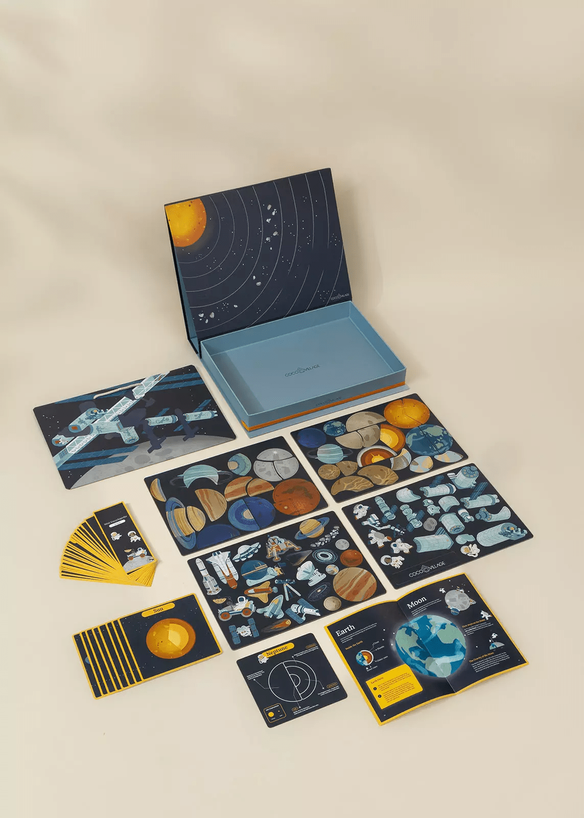 Coco Village Interactive & Magnetic Encyclopedia – Space Discovery (English Version) Puzzle - Image 3