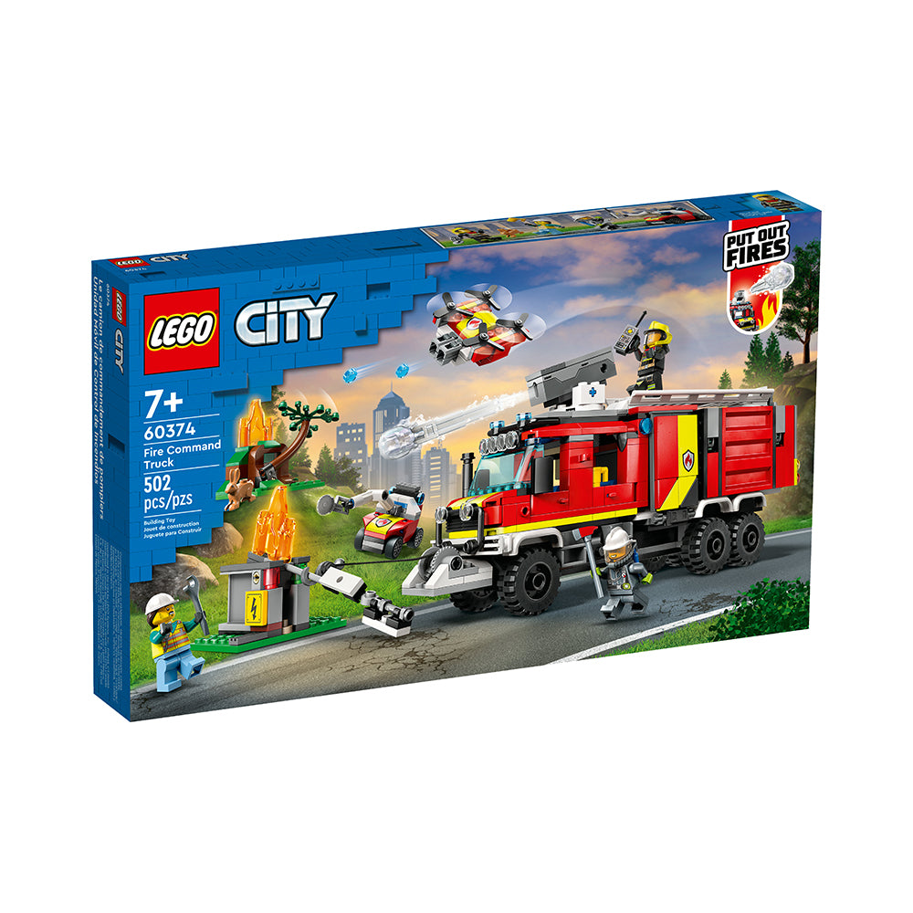 LEGO® City Fire Command Truck Toy - Image 8