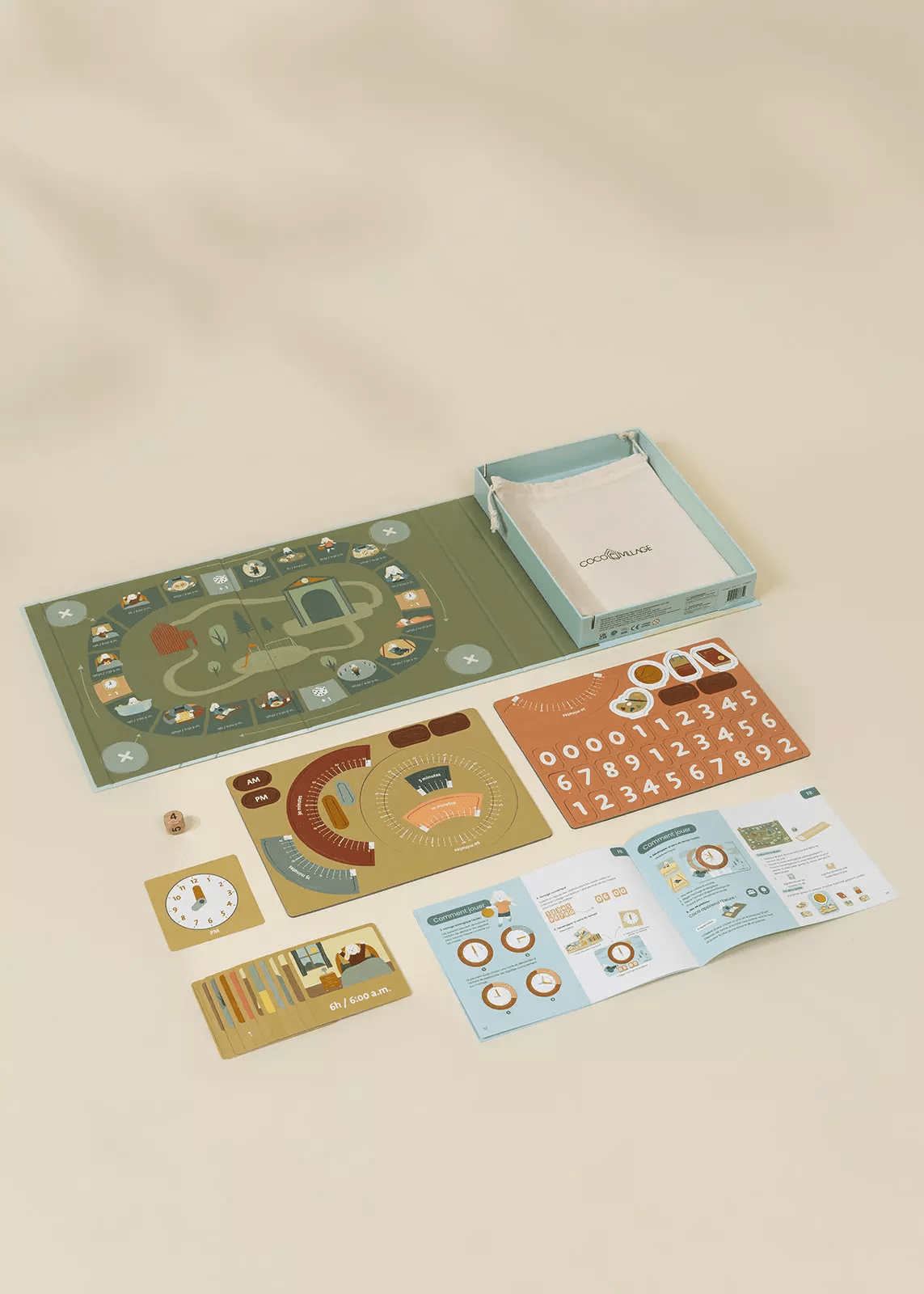 Coco Village Magnetic Learning Playset – Time Toy - Image 3
