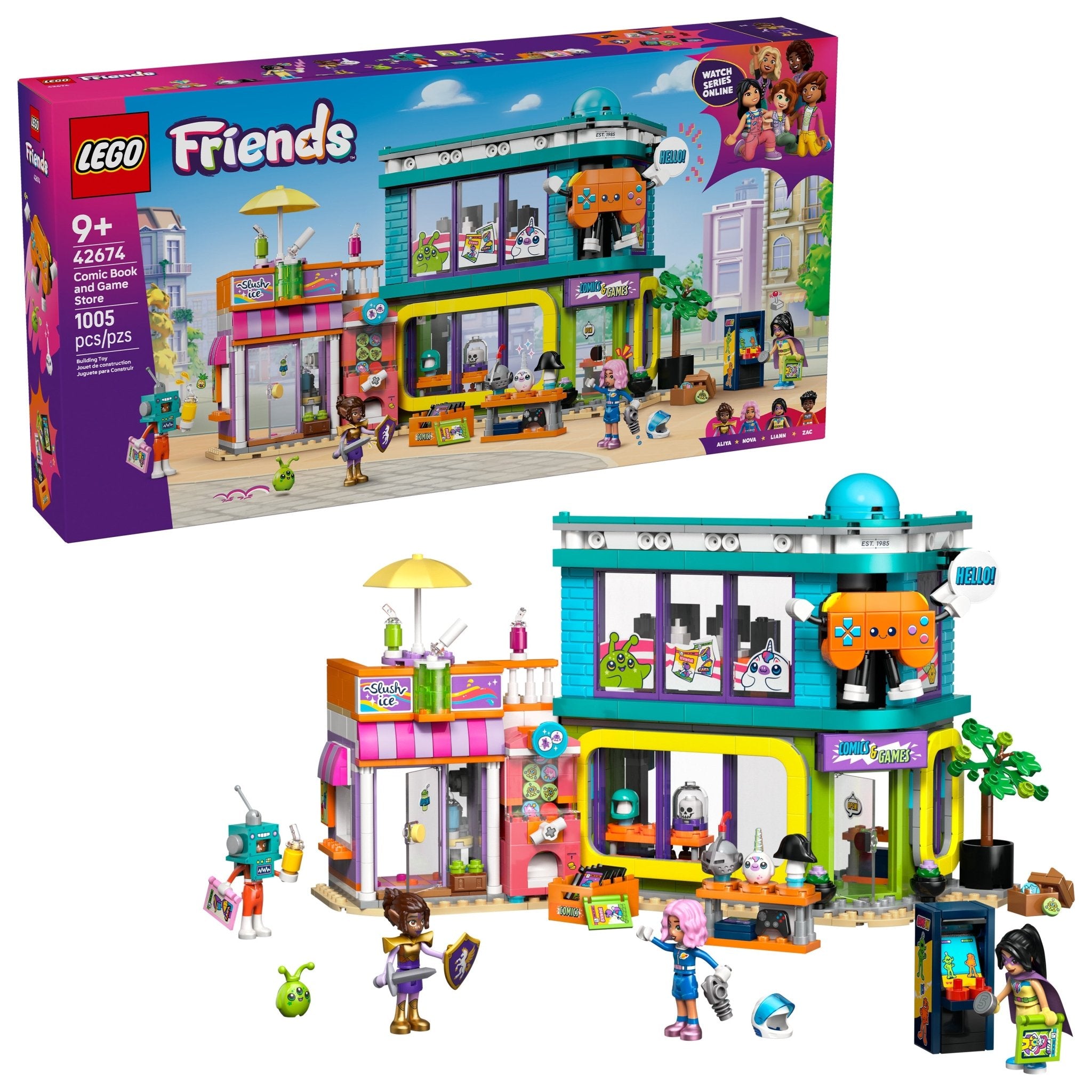LEGO® Friends LEGO® Comic Book & Game Store 42674 Toy