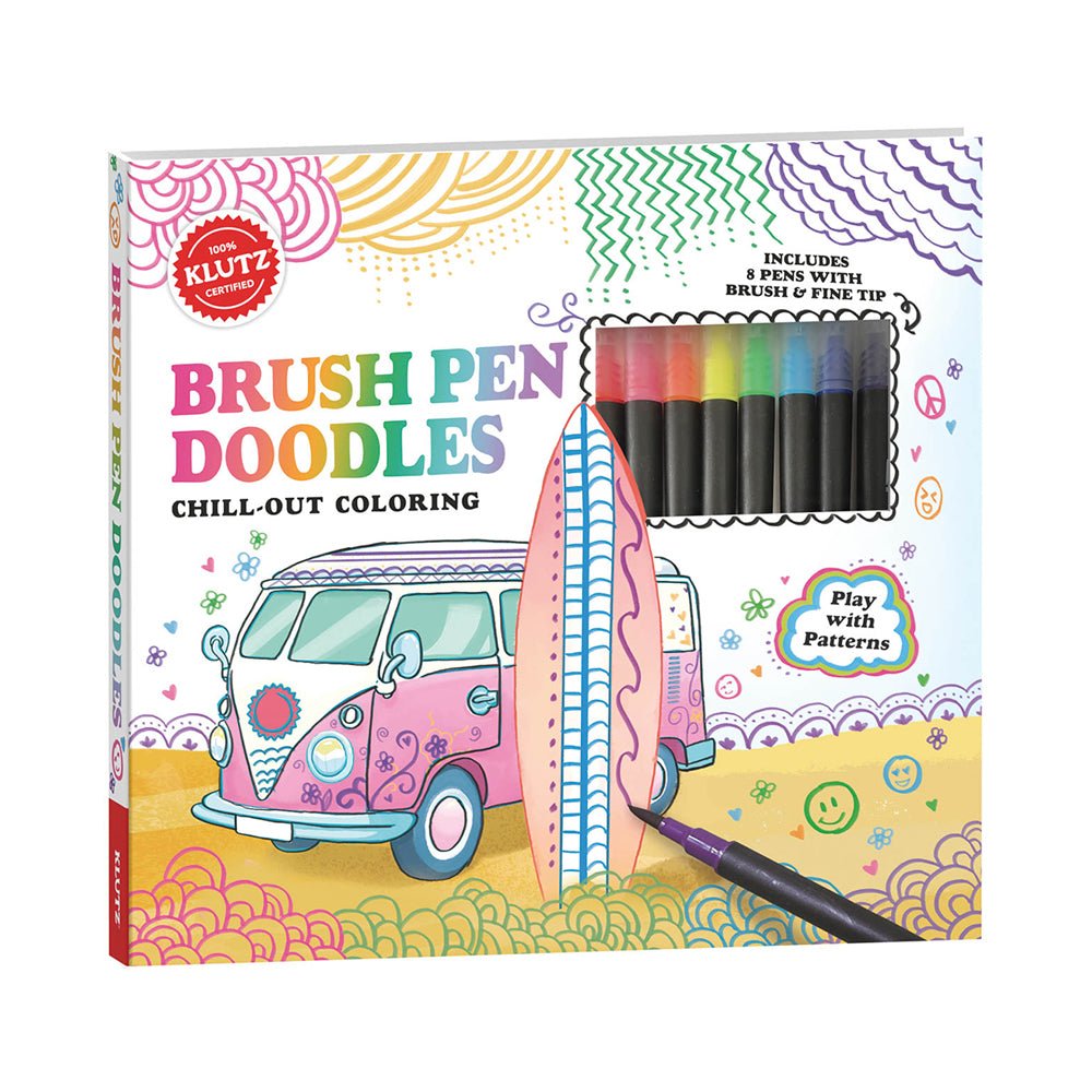Klutz Brush Pen Doodles Chill-out coloring - Image 3