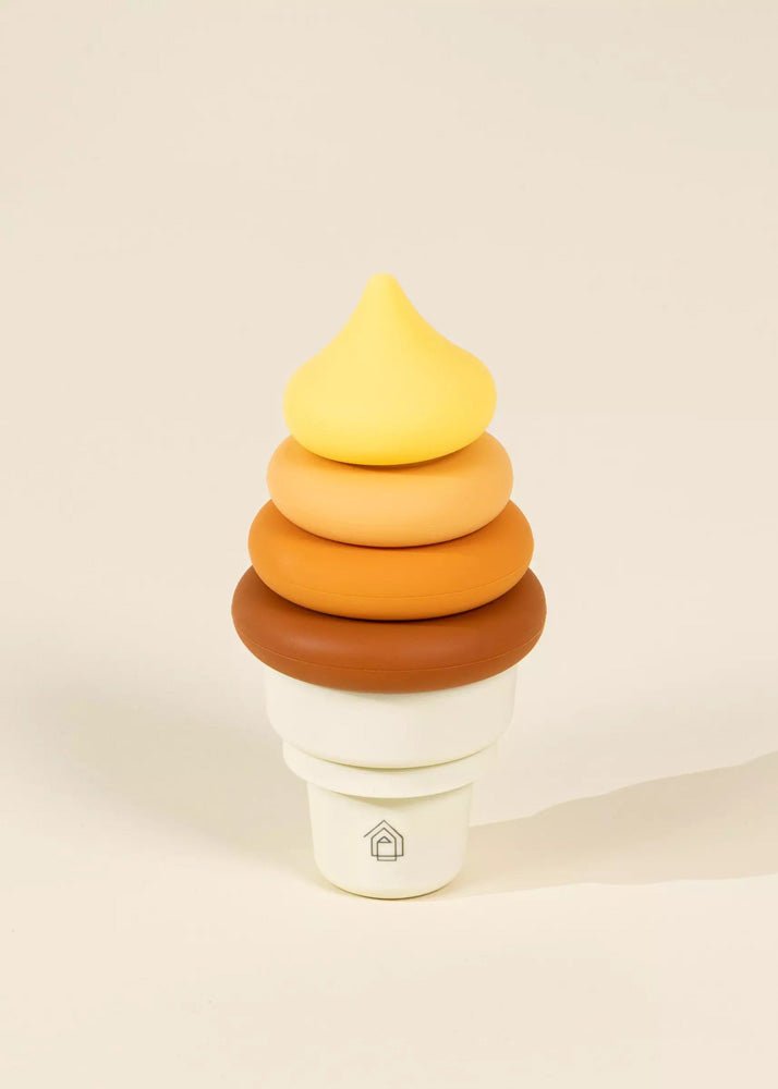 Coco Village 3 Sets of Silicone Stackable IceCream Cones 18 pcs Cream - Image 8