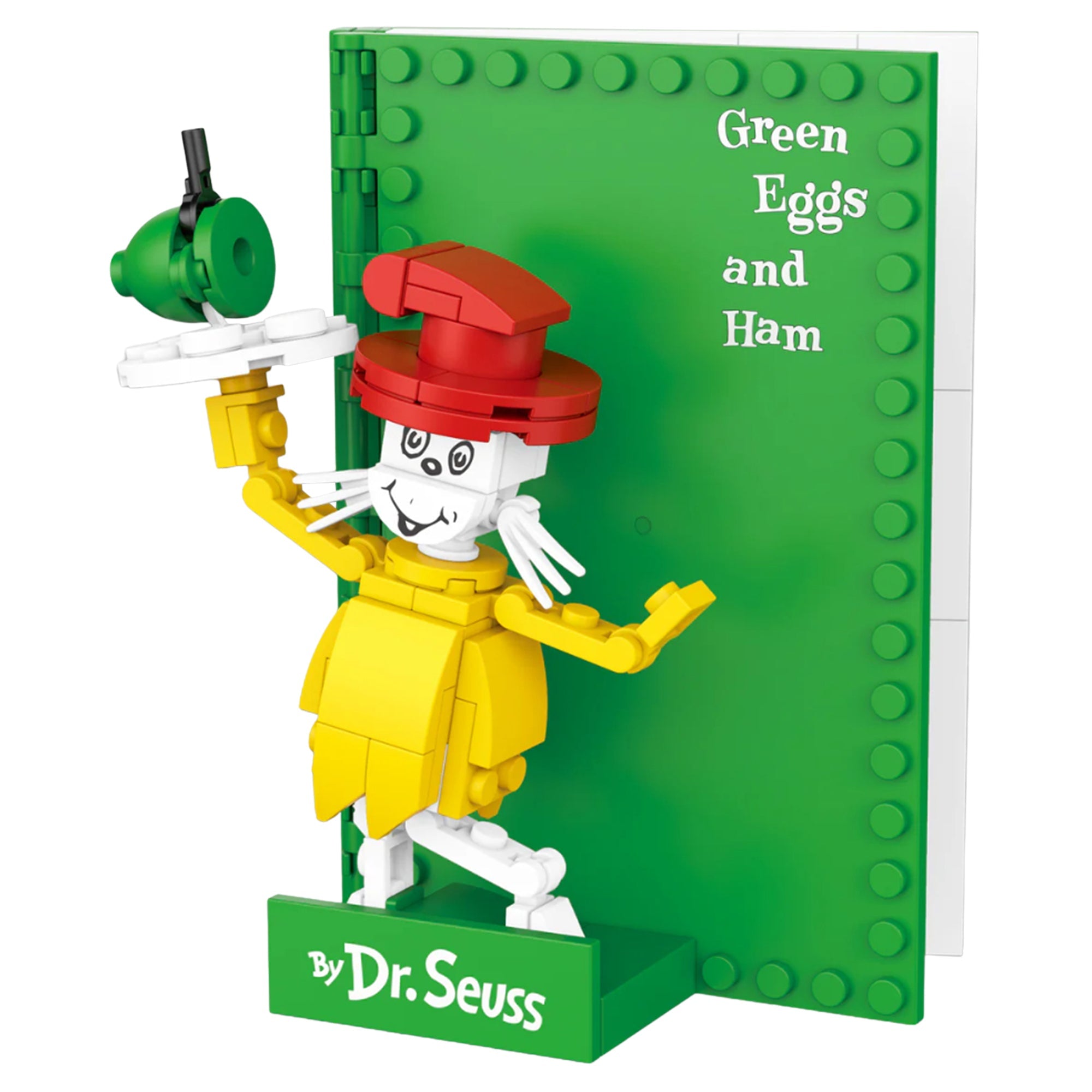 Brick Craft Dr. Suess Build-A-Books: Green Eggs and Ham - 107 Pieces Tray - Image 2