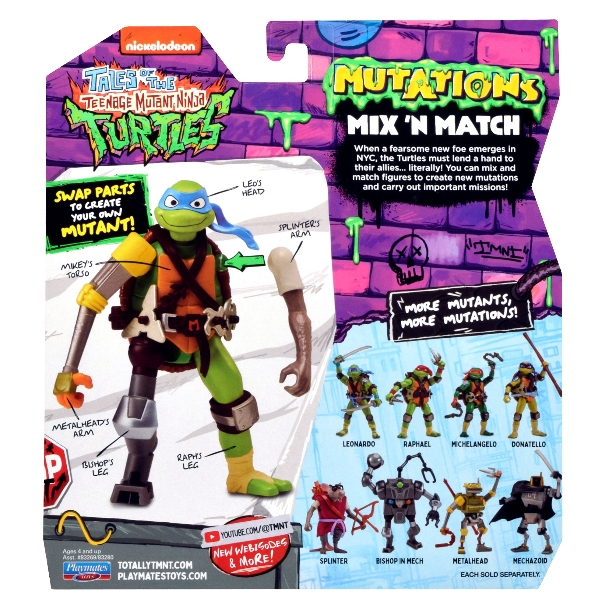Teenage Mutant Ninja Turtle TV Mix N Match Bishop In Mech Toy - Image 6