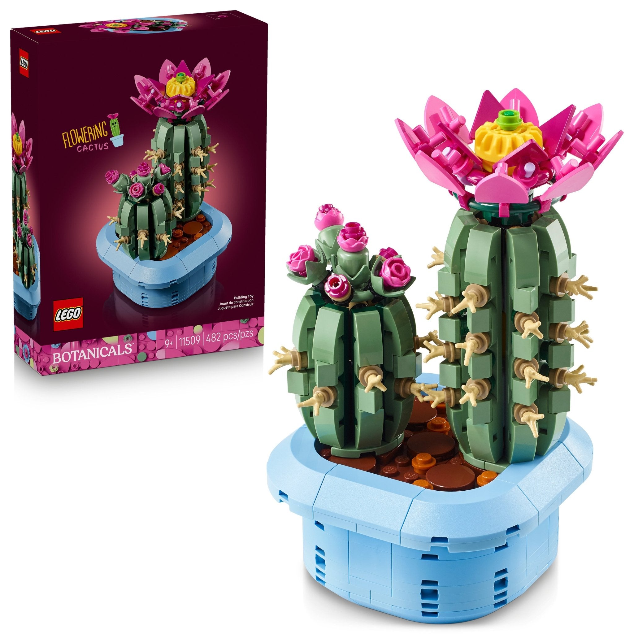LEGO® Botanicals LEGO® Flowering Cactus Plants Decor 11509 Pot