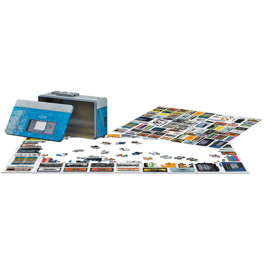 Eurographics Classic Cassette Player Tin 550Puzzle Puzzle - Image 3