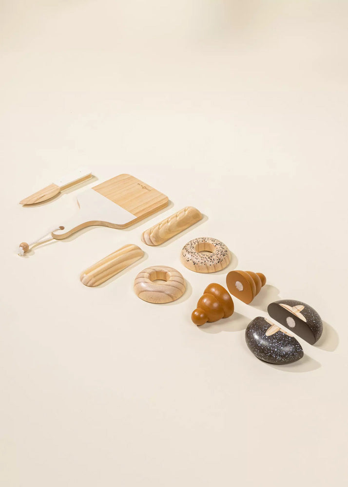 Coco Village Wooden bakery playset Basket - Image 14