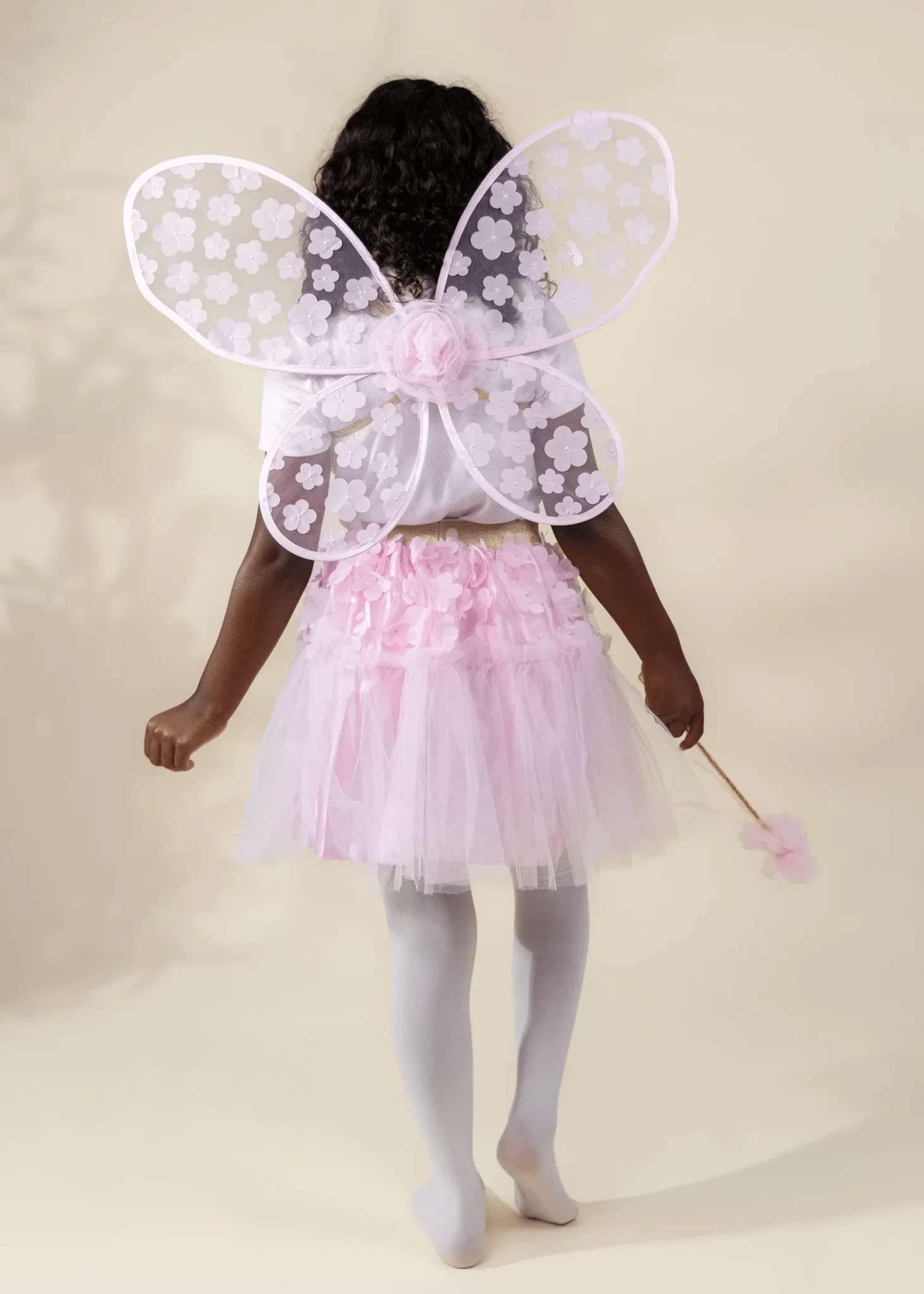 Coco Village Flower Tutu, Wings & Wand Costume 7-8Y Toy - Image 3