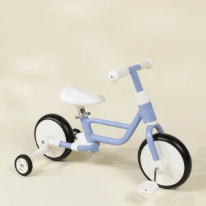 Coco Village 4-in-1 Tricycle with Push Handle & Training Wheels - Ocean Bike