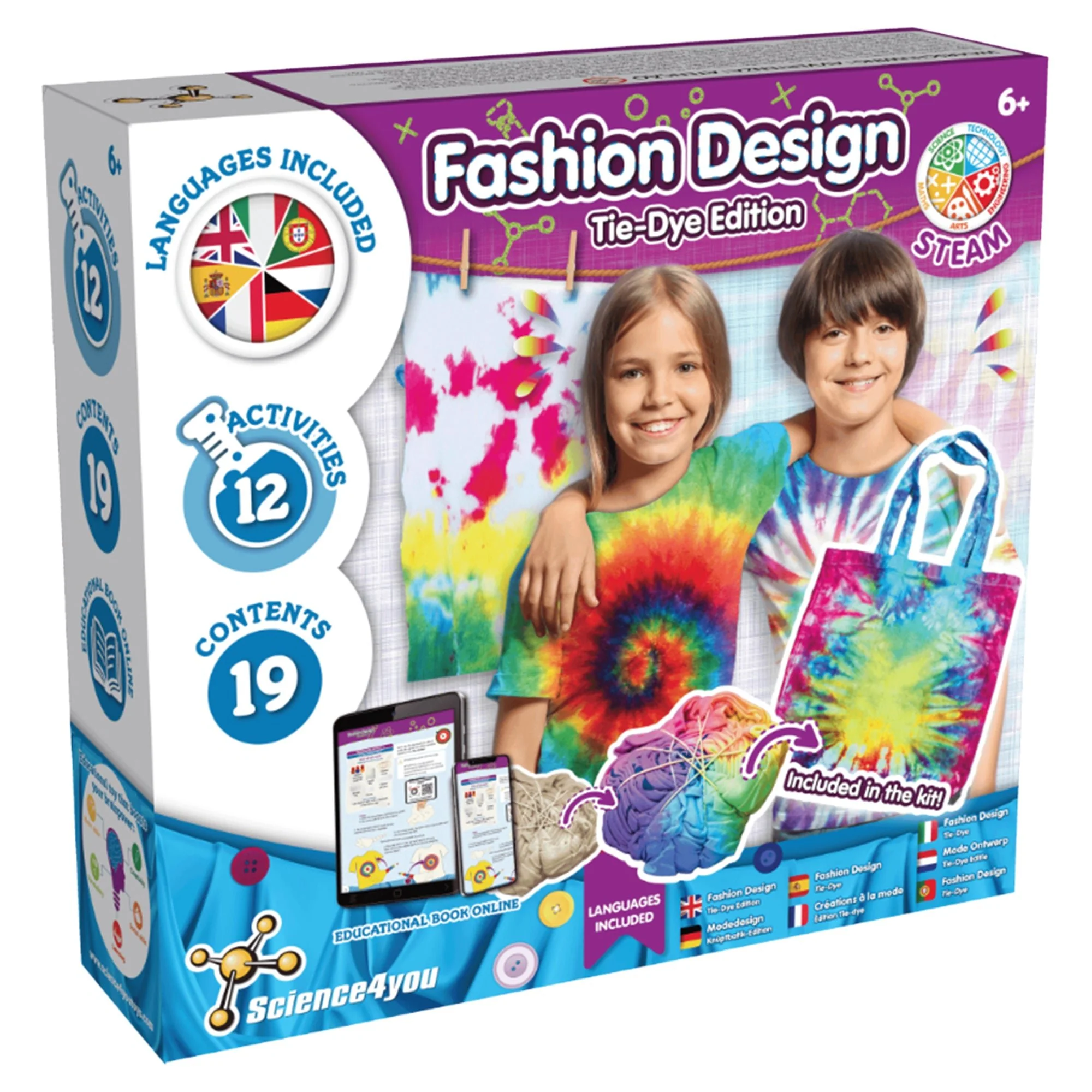 Science 4 you Science4You Fashion Design Tie Dye Bag