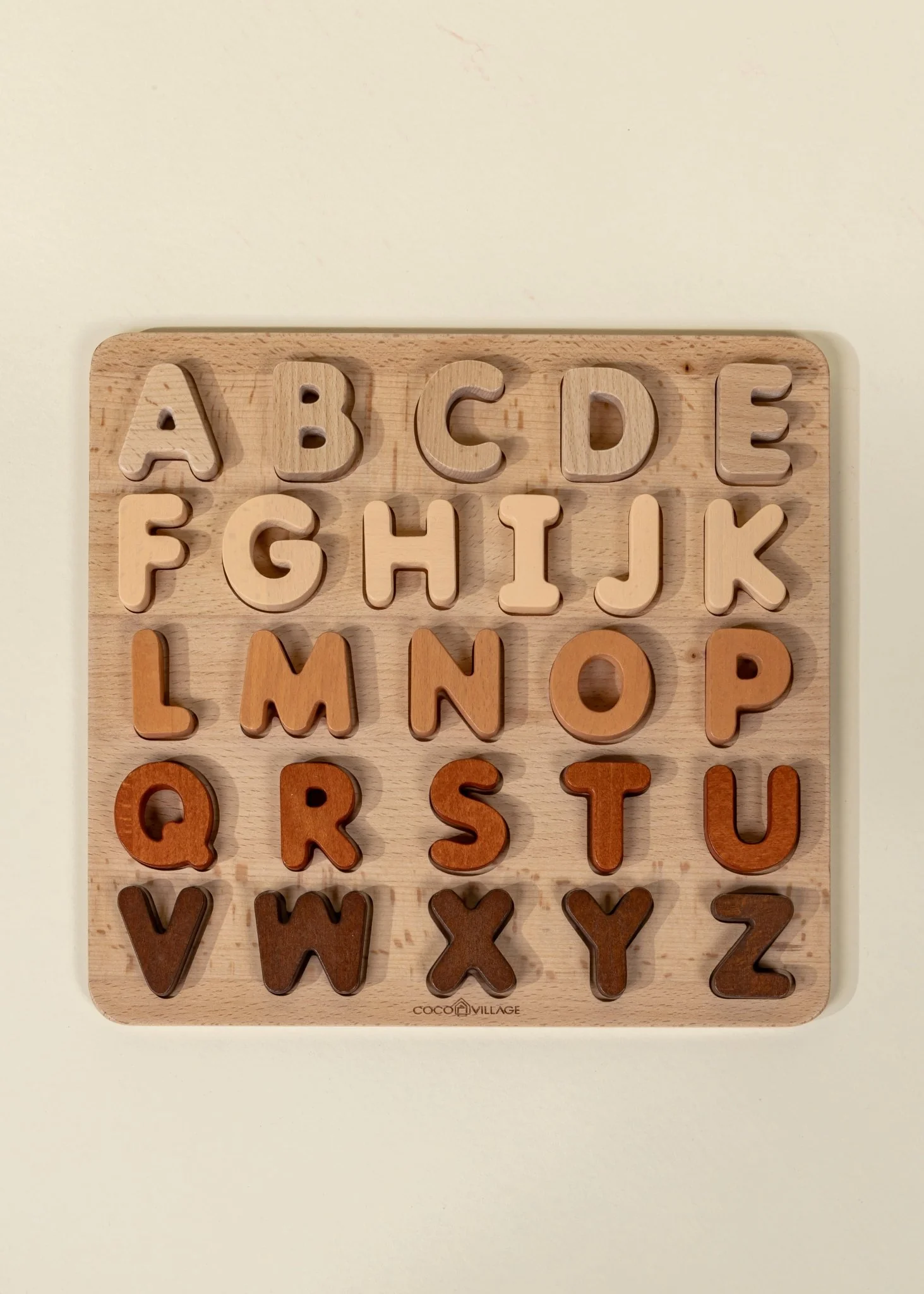 Coco Village Wooden Alphabet Set Puzzle - Image 2
