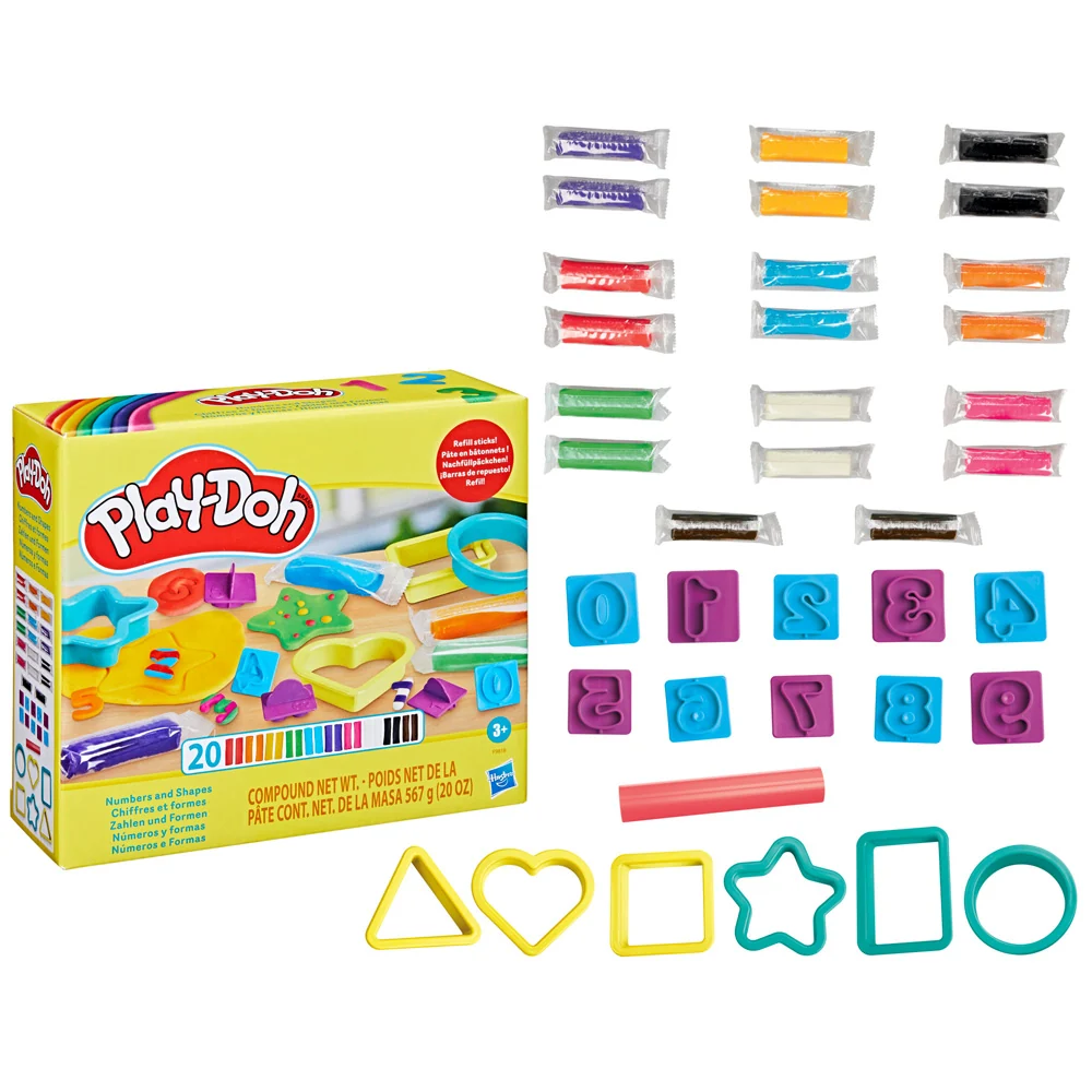 Play-Doh Numbers and Shapes Playset Toy - Image 2