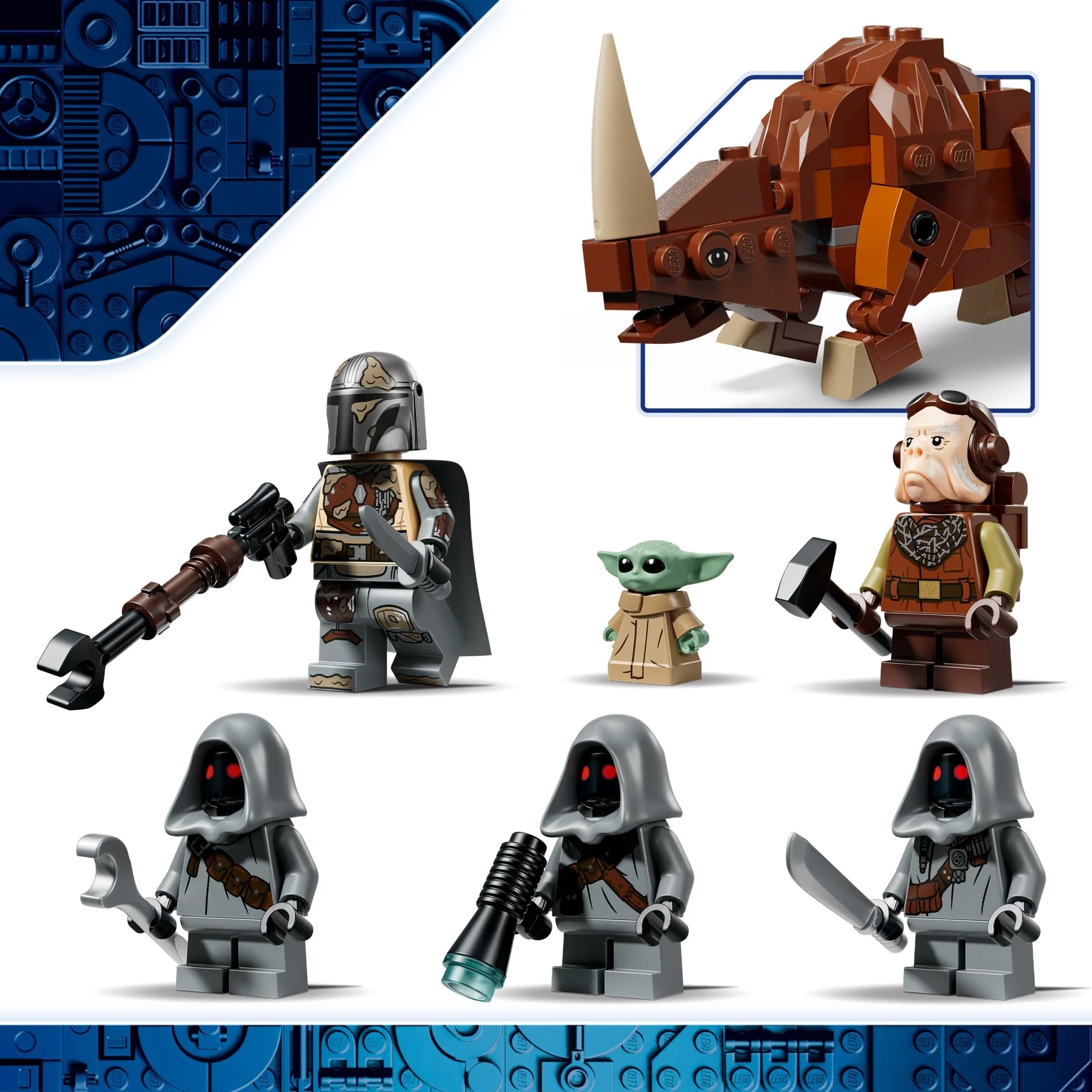 LEGO® Star Wars Offworld Sandcrawler and Mudhorn 75453 Toy - Image 3