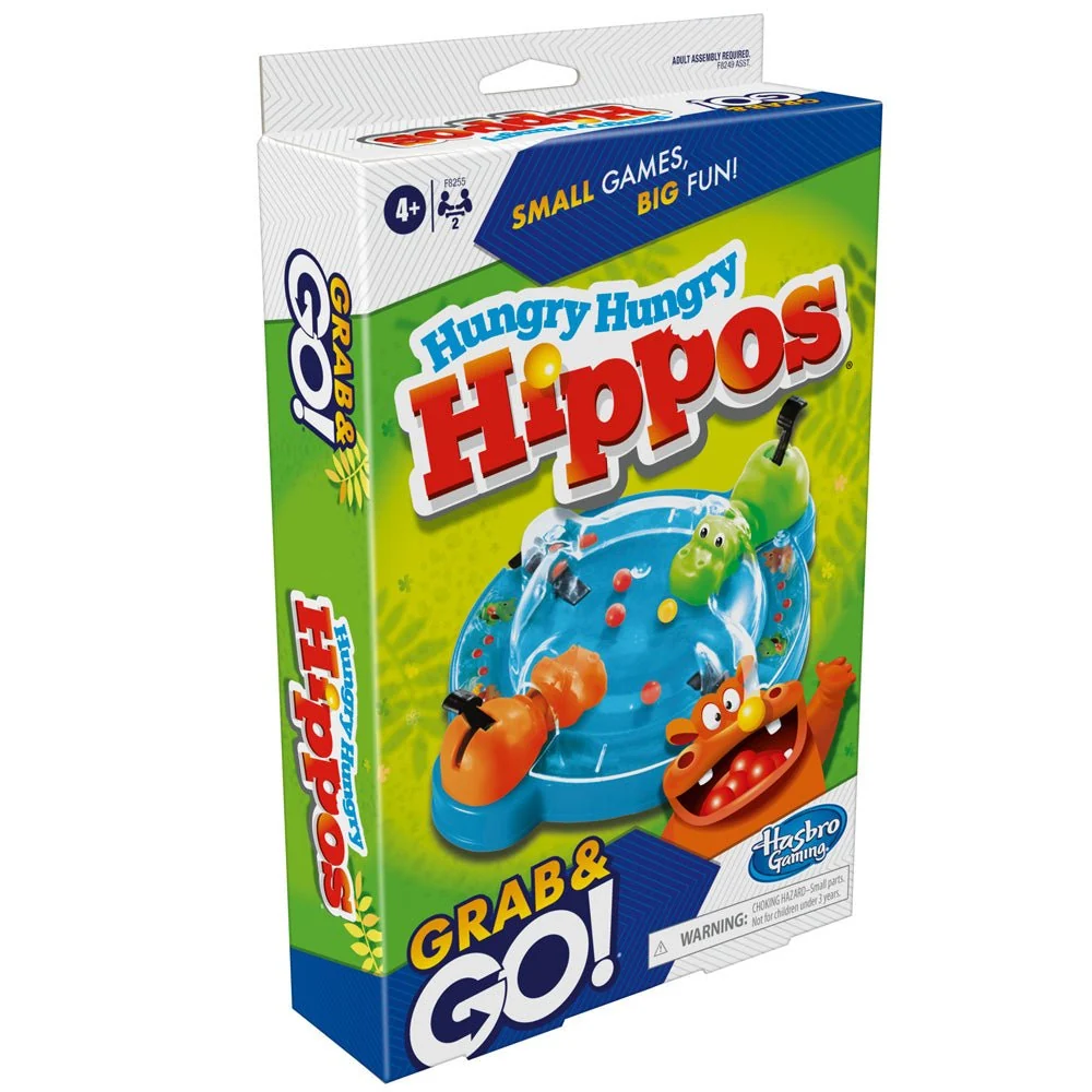 Hasbro Grab & Go Hungry Hungry Hippos Basket - Image 3