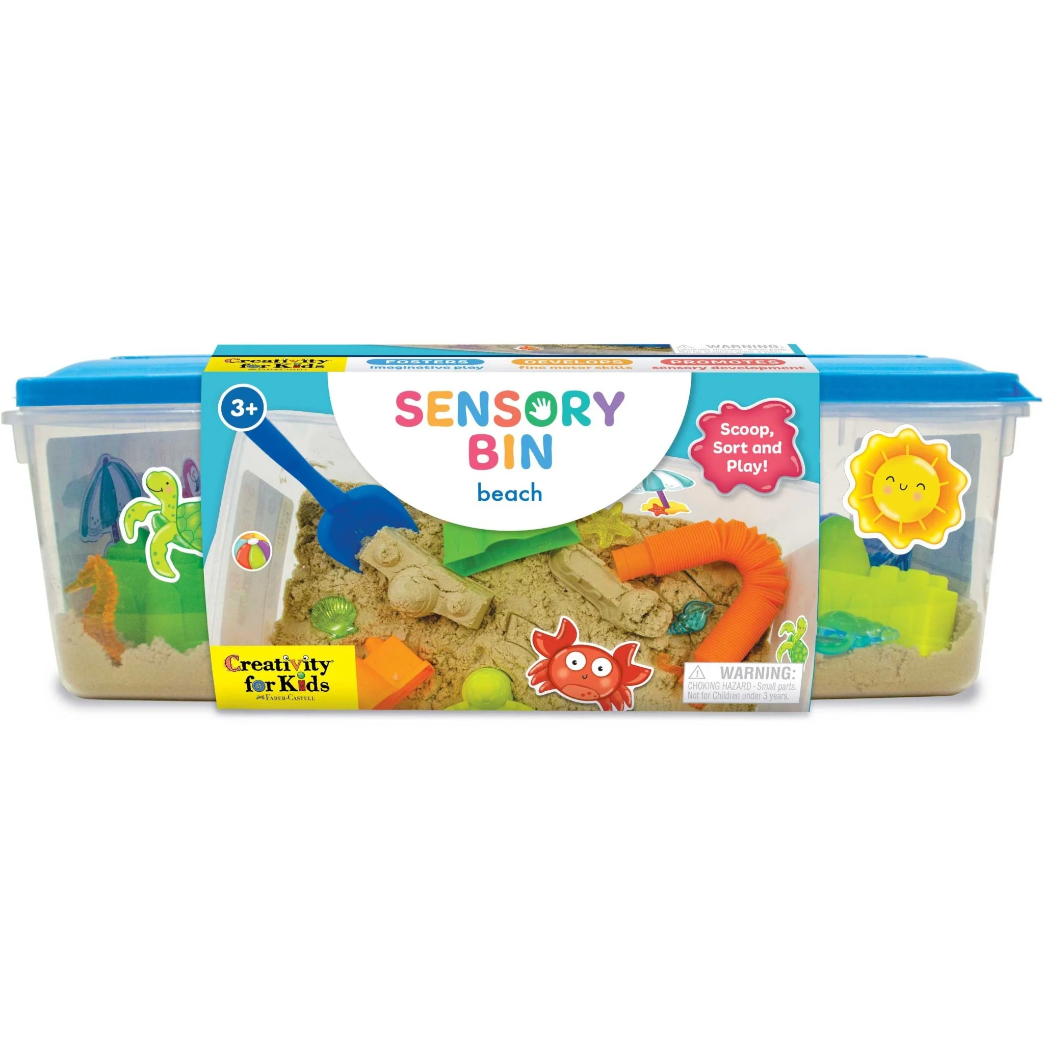 Creativity for Kids Sensory Bin Beach Lid
